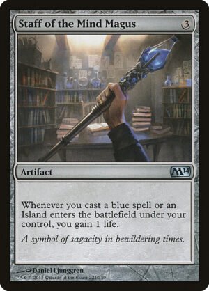 Staff of the Mind Magus<br /><span class="collector-number">Collector No. 221</span>