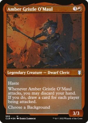 Amber Gristle O'Maul - Etched<br /><span class="collector-number">Collector No. 502</span>
