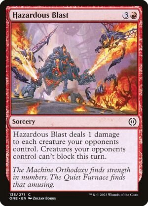 Hazardous Blast - Foil<br /><span class="collector-number">Collector No. 135</span>