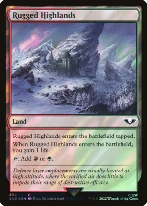 Rugged Highlands Surge - Surge Foil<br /><span class="collector-number">Collector No. 292★</span>