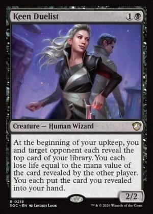 Keen Duelist<br /><span class="collector-number">Collector No. 218</span>
