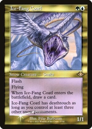 Ice-Fang Coatl - Etched<br /><span class="collector-number">Collector No. 27</span>
