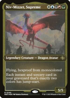 Niv-Mizzet, Supreme - Etched<br /><span class="collector-number">Collector No. 140</span>