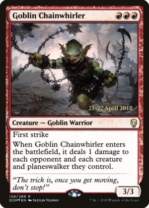 Goblin Chainwhirler - Foil<br /><span class="collector-number">Collector No. 129s</span>
