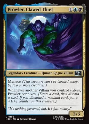 Prowler, Clawed Thief<br /><span class="collector-number">Collector No. 186</span>