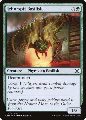 Ichorspit Basilisk - Foil<br /><span class="collector-number">Collector No. 170</span>