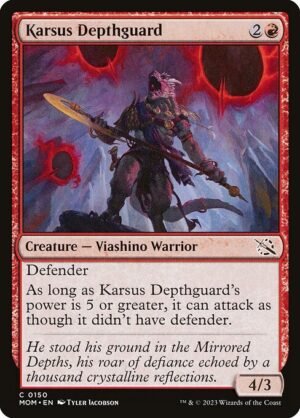 Karsus Depthguard - Foil<br /><span class="collector-number">Collector No. 150</span>