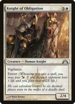 Knight of Obligation<br /><span class="collector-number">Collector No. 18</span>