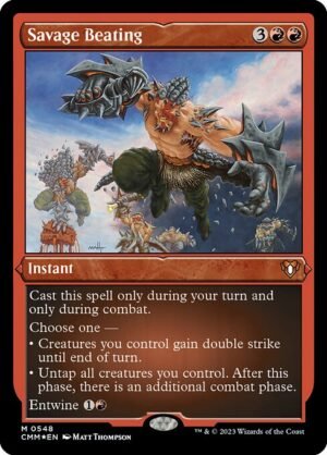Savage Beating - Etched<br /><span class="collector-number">Collector No. 548</span>