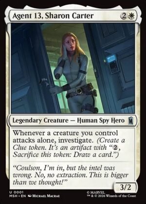 Agent 13, Sharon Carter<br /><span class="collector-number">Collector No. 1</span>
