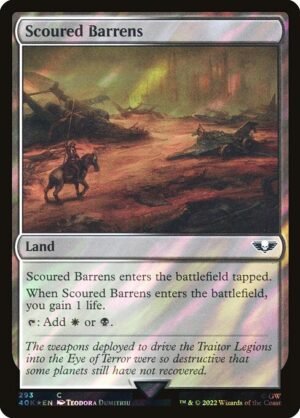 Scoured Barrens Surge - Surge Foil<br /><span class="collector-number">Collector No. 293★</span>