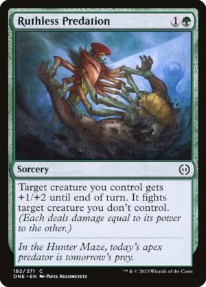 Ruthless Predation - Foil<br /><span class="collector-number">Collector No. 182</span>
