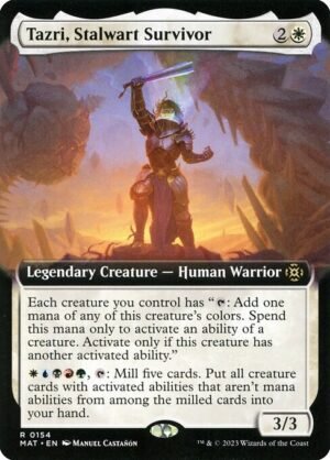 Tazri, Stalwart Survivor - Foil<br /><span class="collector-number">Collector No. 154</span>