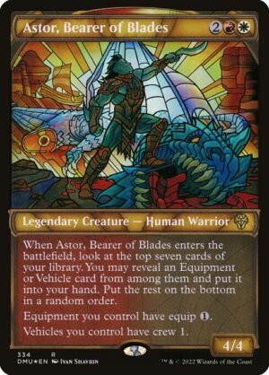 Astor, Bearer of Blades - Foil<br /><span class="collector-number">Collector No. 334</span>