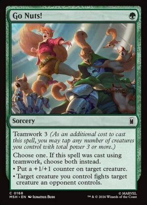 Go Nuts!<br /><span class="collector-number">Collector No. 168</span>