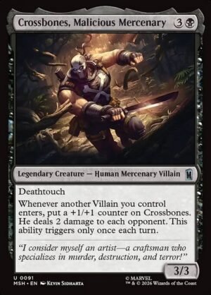 Crossbones, Malicious Mercenary<br /><span class="collector-number">Collector No. 91</span>