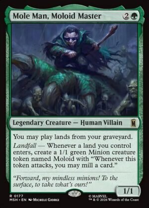 Mole Man, Moloid Master<br /><span class="collector-number">Collector No. 177</span>