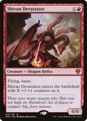 Shivan Devastator - Foil<br /><span class="collector-number">Collector No. 143</span>