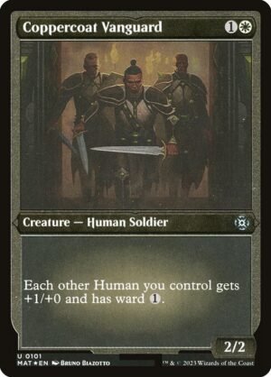 Coppercoat Vanguard - Etched<br /><span class="collector-number">Collector No. 101</span>