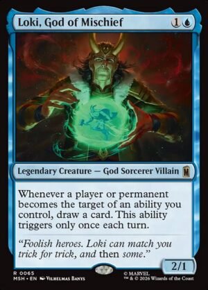 Loki, God of Mischief<br /><span class="collector-number">Collector No. 65</span>