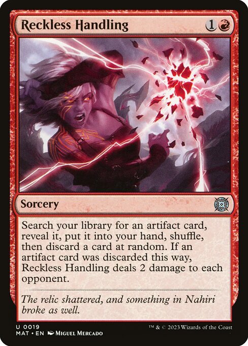 Reckless Handling<br /><span class="collector-number">Collector No. 19</span>