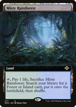 Misty Rainforest - Foil<br /><span class="collector-number">Collector No. 477</span>