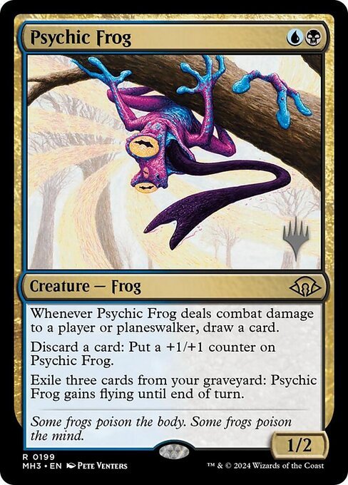 Psychic Frog<br /><span class="collector-number">Collector No. 199p</span>