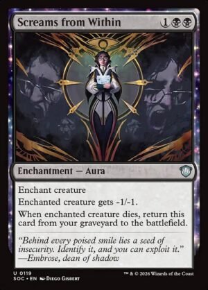 Screams from Within<br /><span class="collector-number">Collector No. 119</span>