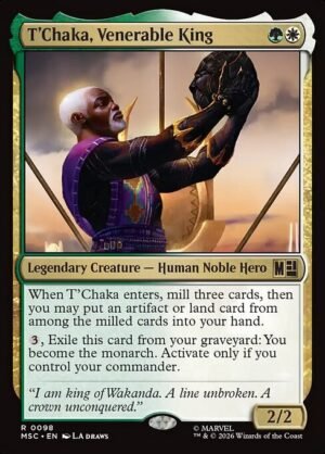 T'Chaka, Venerable King<br /><span class="collector-number">Collector No. 98</span>
