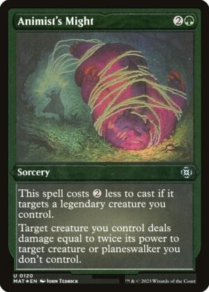 Animist's Might - Etched<br /><span class="collector-number">Collector No. 120</span>