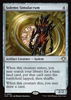 Solemn Simulacrum<br /><span class="collector-number">Collector No. 355</span>