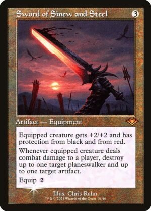 Sword of Sinew and Steel - Foil<br /><span class="collector-number">Collector No. 31</span>