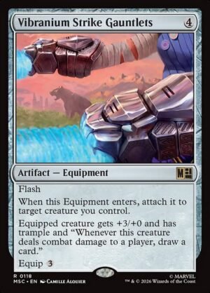 Vibranium Strike Gauntlets<br /><span class="collector-number">Collector No. 118</span>