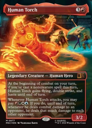 Human Torch Surge - Surge Foil<br /><span class="collector-number">Collector No. 877</span>