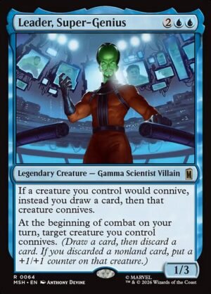 Leader, Super-Genius<br /><span class="collector-number">Collector No. 64</span>