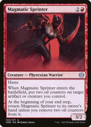 Magmatic Sprinter - Foil<br /><span class="collector-number">Collector No. 140</span>