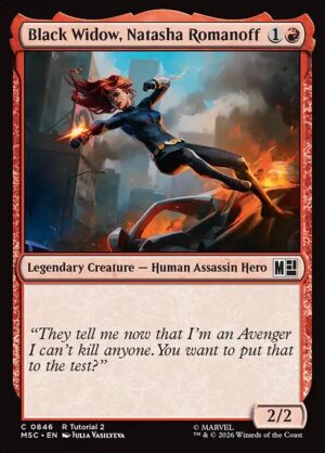 Black Widow, Natasha Romanoff<br /><span class="collector-number">Collector No. 846</span>