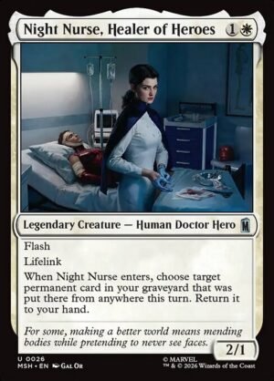 Night Nurse, Healer of Heroes<br /><span class="collector-number">Collector No. 26</span>