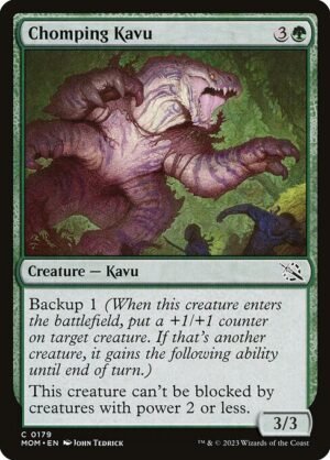 Chomping Kavu - Foil<br /><span class="collector-number">Collector No. 179</span>
