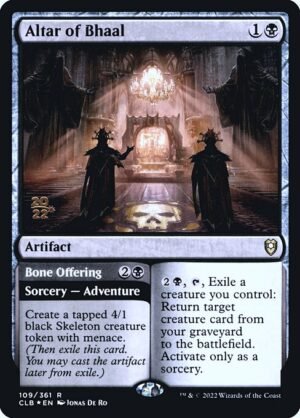 Altar of Bhaal // Bone Offering - Foil<br /><span class="collector-number">Collector No. 109s</span>