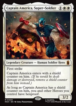 Captain America, Super-Soldier<br /><span class="collector-number">Collector No. 9</span>