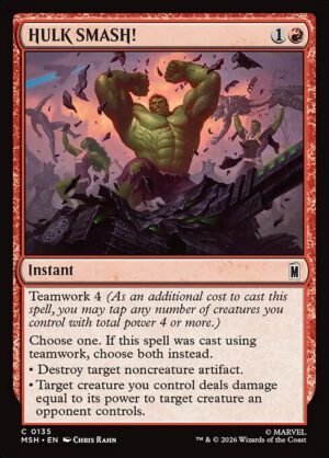 HULK SMASH!<br /><span class="collector-number">Collector No. 135</span>
