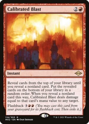 Calibrated Blast - Foil<br /><span class="collector-number">Collector No. 118</span>