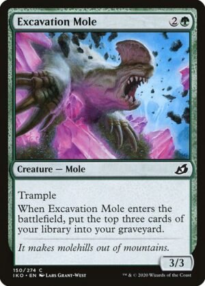 Excavation Mole - Foil<br /><span class="collector-number">Collector No. 150</span>