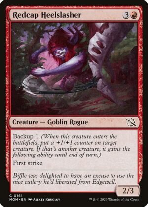 Redcap Heelslasher - Foil<br /><span class="collector-number">Collector No. 161</span>