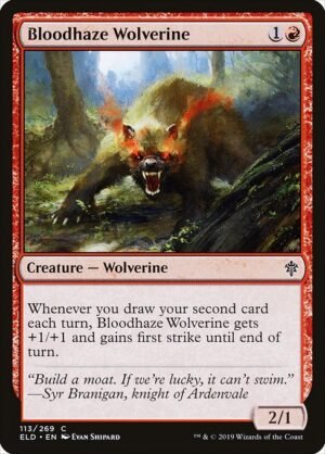 Bloodhaze Wolverine - Foil<br /><span class="collector-number">Collector No. 113</span>