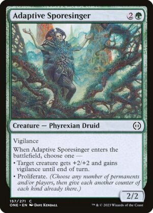 Adaptive Sporesinger - Foil<br /><span class="collector-number">Collector No. 157</span>