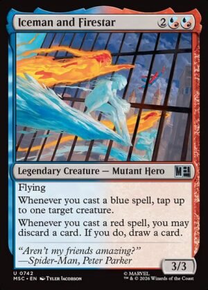 Iceman and Firestar<br /><span class="collector-number">Collector No. 742</span>