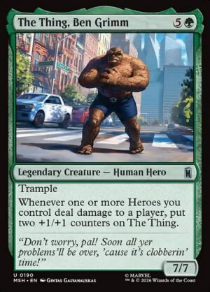The Thing, Ben Grimm<br /><span class="collector-number">Collector No. 190</span>