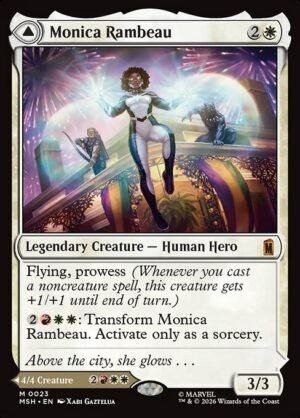 Monica Rambeau // Photon, Living Light<br /><span class="collector-number">Collector No. 23</span>